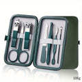 Kit profissional de cuidados com as unhas de 7/10/12/18 peças, conjunto de manicure e pedicure em aço inoxidável, conjunto de cortador de unhas com estojo de viagem
